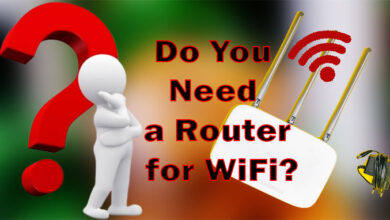 Man thingking about router and wifi